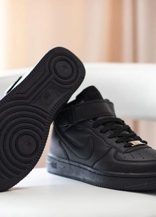 Кроссовки зимние высокие nike dealss high custom content list 1 mid❄5 фото