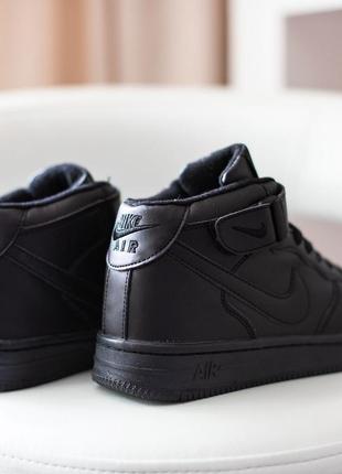 Кроссовки зимние высокие nike dealss high custom content list 1 mid❄6 фото