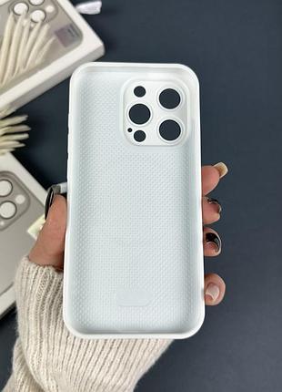Glass case для iphone 14 pro max белый 7