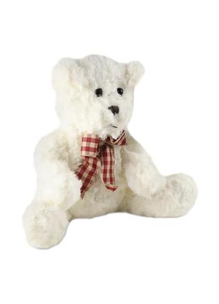 Іграшка м'яка ведмедик білий плюшевий 3