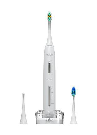 Звуковая зубная щетка vega pro vt-800 white гарантия 1 год