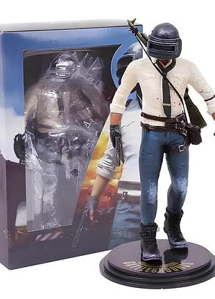 Фигурка pubg resteq — экшн-фигурка по игре playerunknown's battlegrounds, 17 см, с аксессуарами, подарочная упаковка