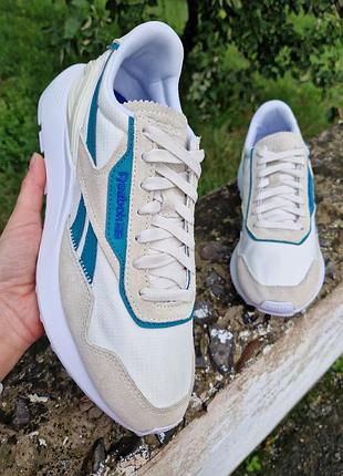 Оригінальні кросівки reebok classic leather legacy az 'chalk seaport teal' ⚡👟