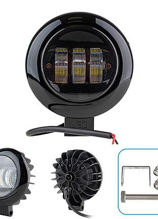 Світлодіодна лед фара pulso wlp-30a bk 9-36v 30w 6000k 116х58х134мм