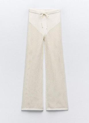 Штани трикотажні ажурні zara s