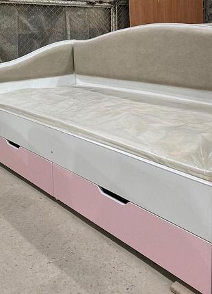 Кровать с матрасом, ящиком для постельного белья и съемной защитой smile dream 1