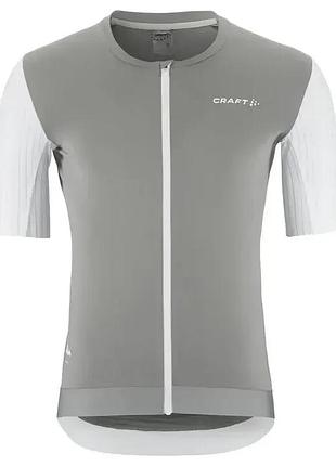 Велоджерсі чоловіче craft adv aero jersey man pebble white розмір xl