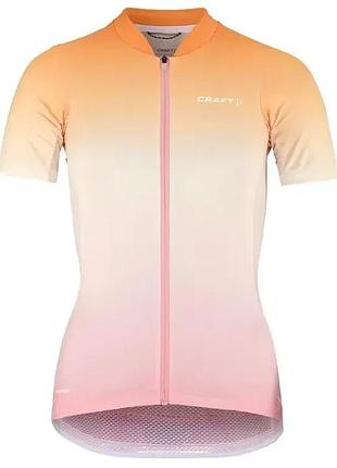 Велоджерсі жіноче craft adv endur graphic jersey woman peony multi розмір l