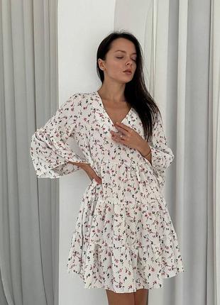 Сукня в квітковий принт 🤍 7