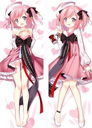 Аніме дакимакура саратога лазурний шлях azur lane (подушка обнімашка) 120*40 см 150, 50*150, 50