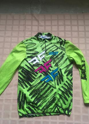 Винтажная велоджерси fast italia — neon retro 90s — размер xxxl