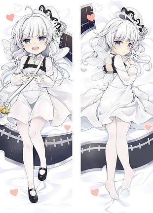 Аніме дакимакура лазурний шлях azur lane (подушка обнімашка) 120*40 см 150, 50*150, 50