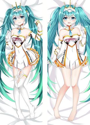 Аниме дакимакура хатсуне мику анимационный проект «vocaloid china» / вокалоид клуб (подушка обнимашка) 120*40