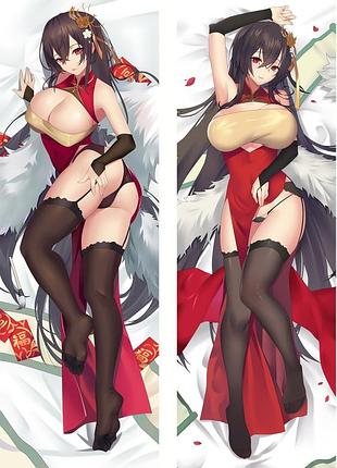 Аниме дакимакура тайхо лазурный путь azur lane (подушка обнимашка) 120*40 см 150, 50*150, 50