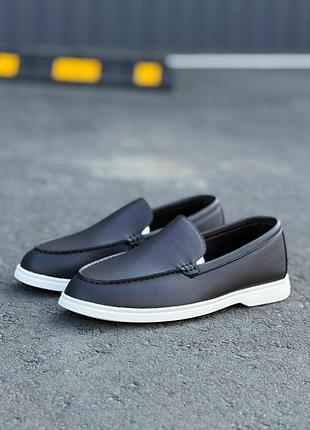 Чоловічі туфлі лофери чорні