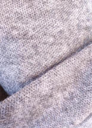Сірий светр оверсайз 5