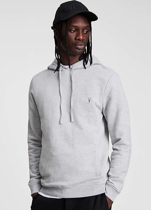 Худи allsaints raven oth hoody, size xs(подойдет также на s), состояние отличное, плечи 44 подмышки 51 рукав 64 длина 67