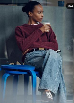 Светр з вовною та альпакою zara