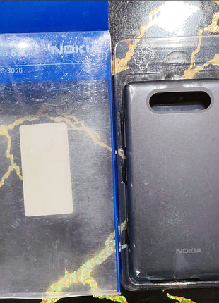 Чехол (замена задней крышки-с кнопками боковыми) nokia lumia 820 cc-3058 black