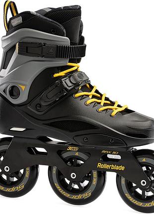 Ролики rollerblade rb 110 black-saffron yellow розмір 27