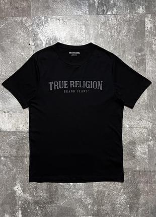 Футболка true religion тру реліджн big logo black m оригінал casual