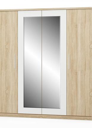 Шафа чотиридверна маркос меблі-сервіс 2141х2008х581 мм