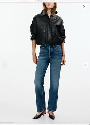 Джинси  hm straight high waist ankle jeans