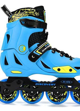 Ролики micro discovery blue розмір 37-40