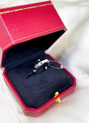 Срібне кільце картьє cartier пантера кішка леопард тигр зелені очі каміння срібло 925 нове з биркою нове, 925, 18.5