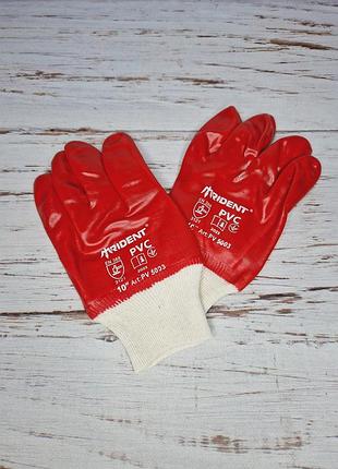 Рукавиці маслостійкі з покриттям пвх (pvc) 2