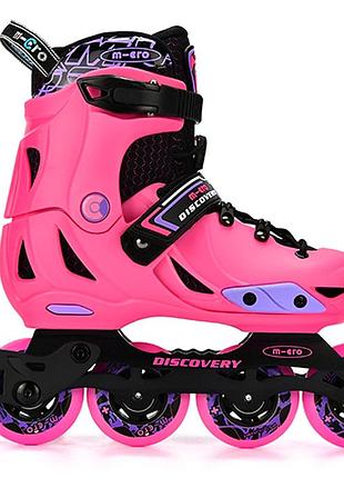 Ролики micro discovery pink розмір 37-40