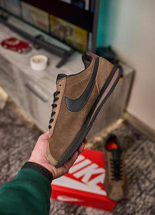 Nike cortez brown black 9