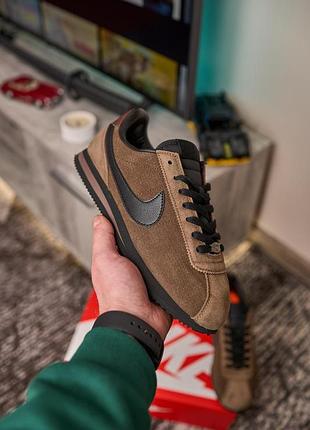 Nike cortez brown black 2