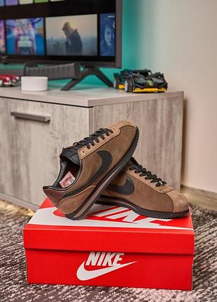 Nike cortez brown black 3