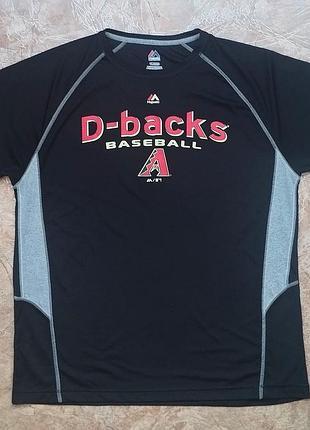 Футболка majestic команди arizona diamondbacks mlb