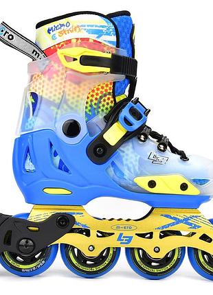 Ролики micro infinite le blue розмір 37-40