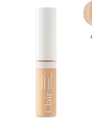 Світловідбивний консилер під очі concealer clair brightening paese 6ml (3) beige