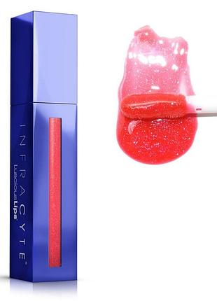 Плампер блиск для губ "збільшення губ" infracyte lusciouslips 321-are you red-dy (з шимером)