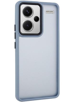 Чохол tpu+pc lyon frosted для xiaomi redmi note 13 pro+ sierra blue
