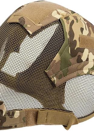Маска для страйкболу wosport keepers mask v6 multicam