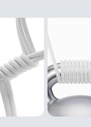 Дата кабель baseus gem fast charging type-c to lightning 20w (2m) (p10373001211-01) moon white 3