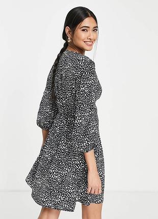 Сукня легка чорна у принт river island