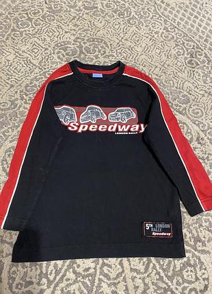 Дитячий лонгслів (реглан) з принтом speedway