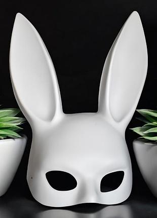 Милые уши зайца resteq маска кролика playboy 36 см стильный аксессуар для образа и фотосъемок