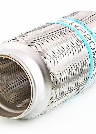 Гофра глушителя 64*220 3-слойная "euroex"
