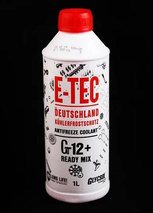 Жидкость охлаждающая антифриз красный -38° "e-tec" 1.0 кг