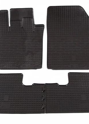 Килимки салону renault scenic ii 01-, grand scenic 03-, scenic iii 09- гумові "дзгтв" (4 шт.)