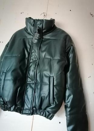 Куртка куртка дутик  екокожа 2