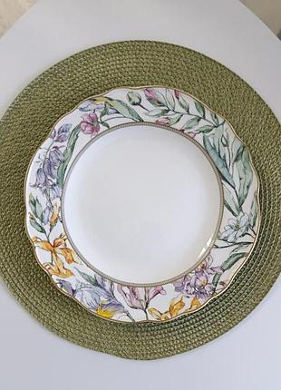 Тарелка фарфоровая 498-335 d26см " wisteria garden " bonadi