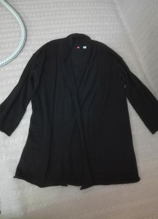 Шикарный шерстяной кардиган uniqlo рукав 3/4, р.s/m/l
